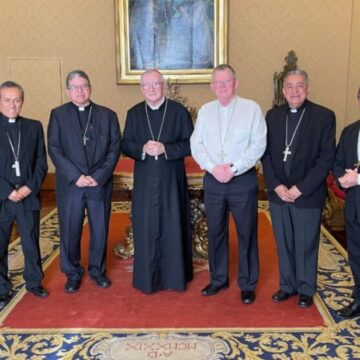 El cardenal Pietro Parolín recibe a la Presidencia del Celam: “Eduquen a las nuevas generaciones en el arte de la política”