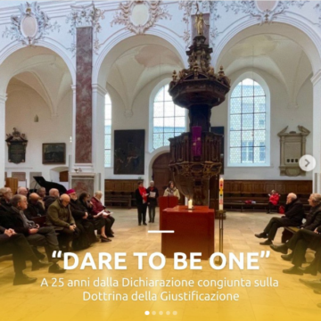 25 años de la Declaración conjunta entre luteranos y católicos en Augsburgo